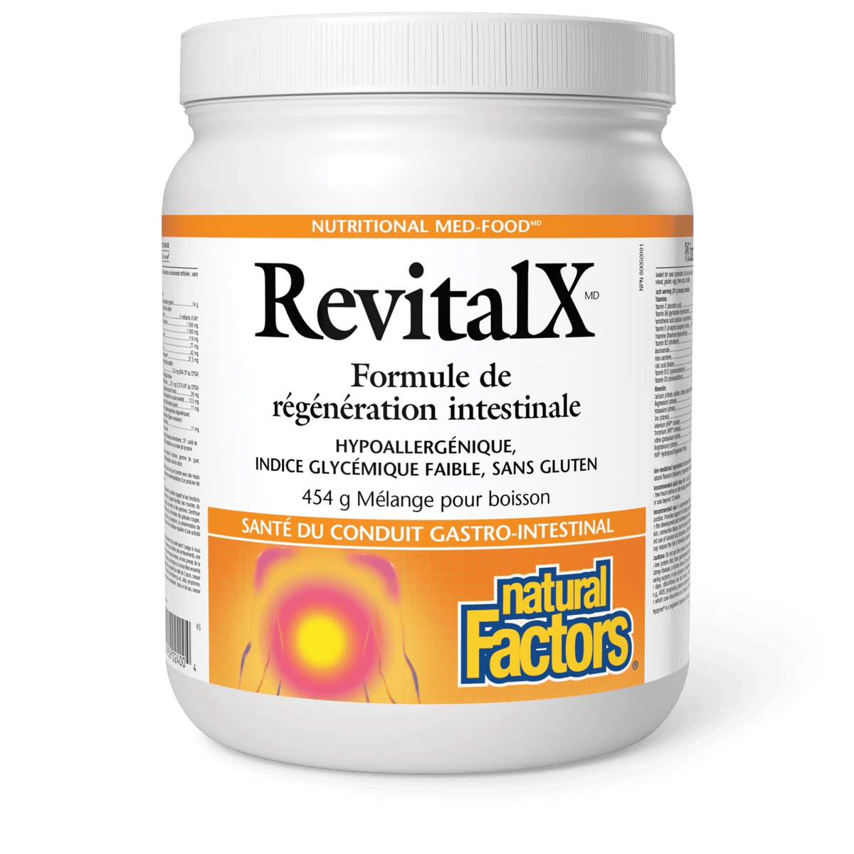 NATURAL FACTORS Suppléments RevitalX  454g