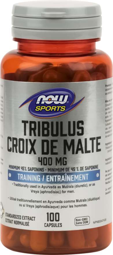 NOW Suppléments Tribulus croix de malte 400mg 100caps