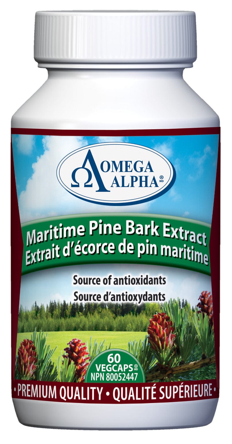 OMÉGA ALPHA PHARMATICAL Suppléments Écorce de pin maritime 60vcaps