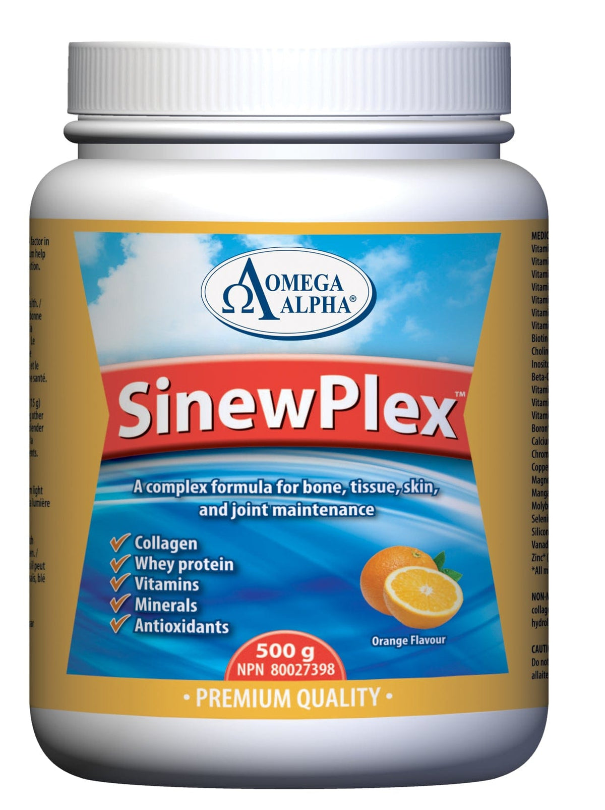 OMÉGA ALPHA PHARMATICAL Suppléments SinewPlex 500g