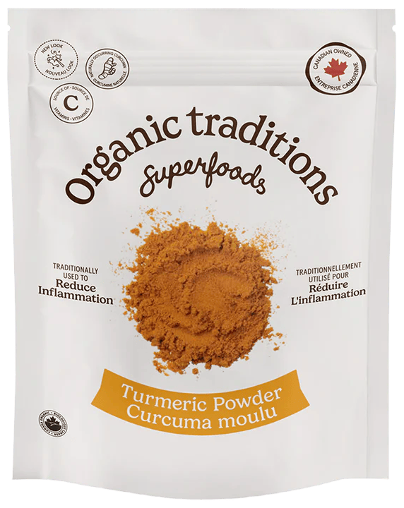 ORGANIC TRADITIONS Épicerie Poudre de curcuma bio 200g