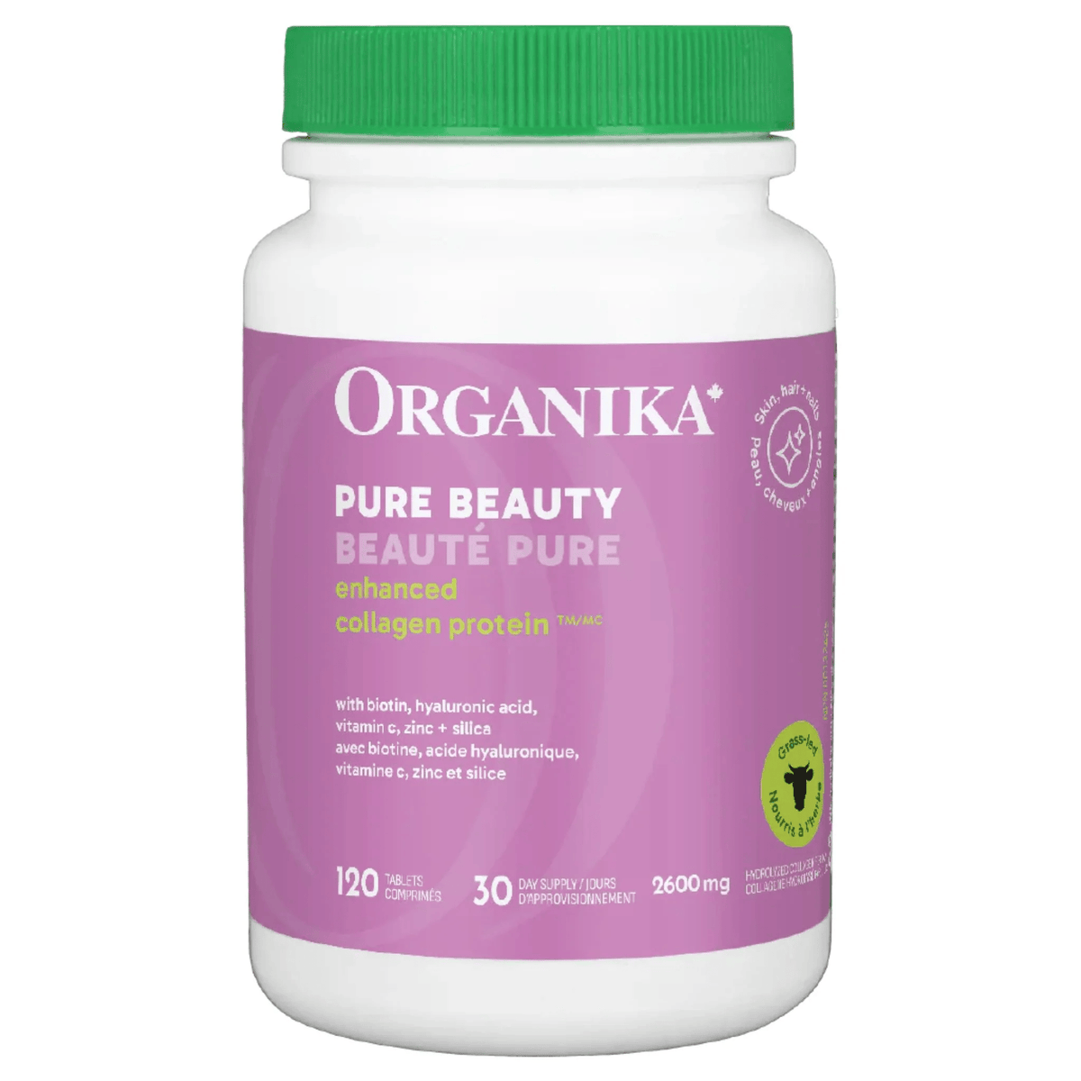 ORGANIKA Suppléments Collagène beauté pure  120comp