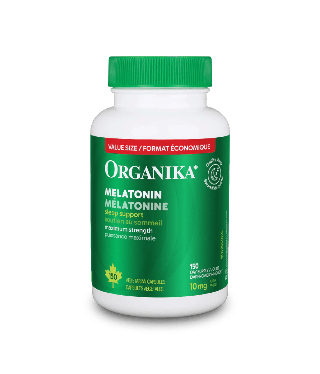 ORGANIKA Suppléments Mélatonine 150vcaps