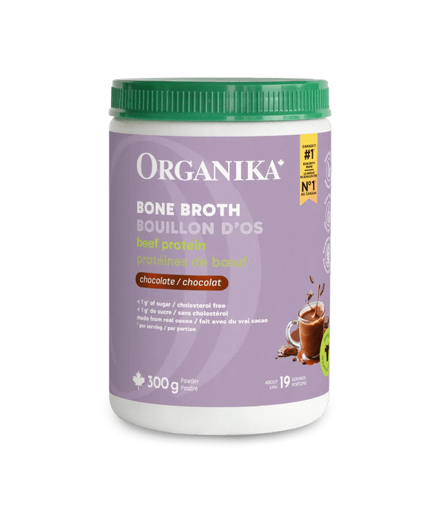 ORGANIKA Suppléments Poudre protéines bouillon os bœuf (chocolat)  300g