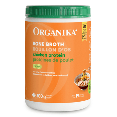 ORGANIKA Suppléments Poudre protéines bouillon os poulet (ramen)     300g