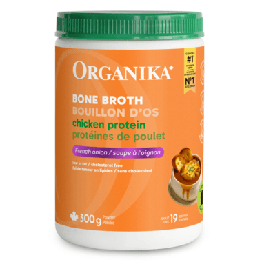 ORGANIKA Suppléments Poudre protéines bouillon os poulet (soupe à l'oignon)     300g