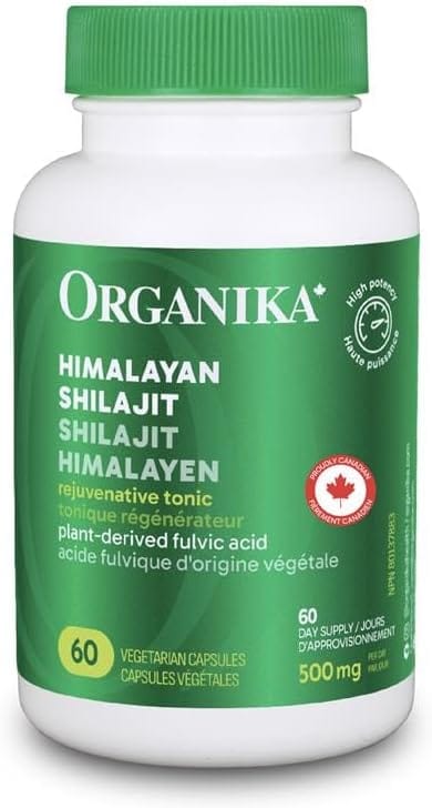 ORGANIKA Suppléments Shilajit Himalayen (500mg) 60vcaps