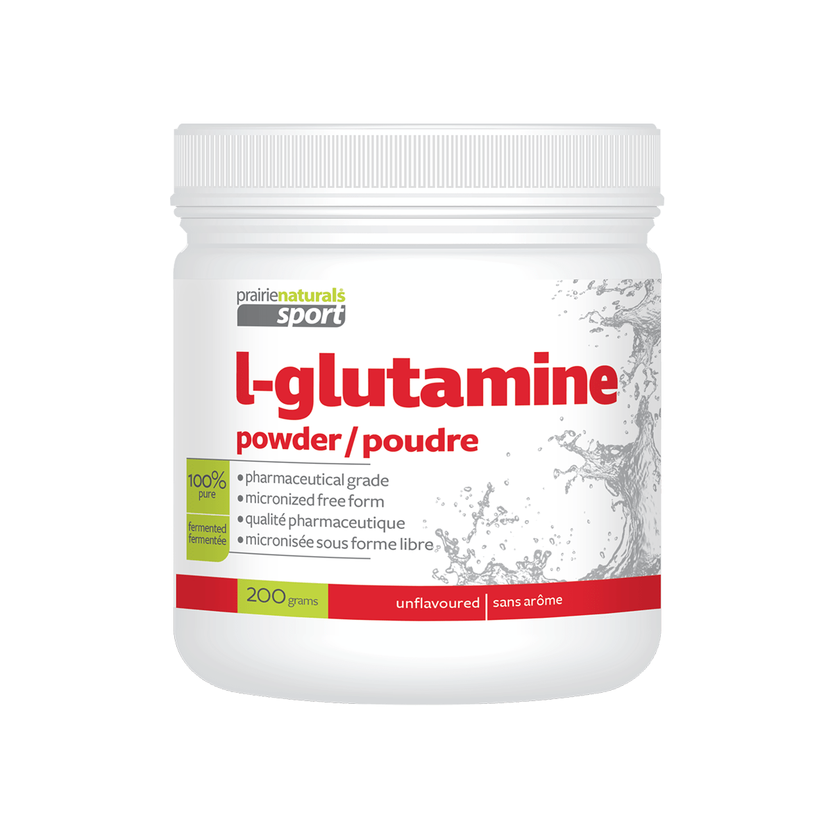 PRAIRIE NATURALS Suppléments L-glutamine (poudre) 200g
