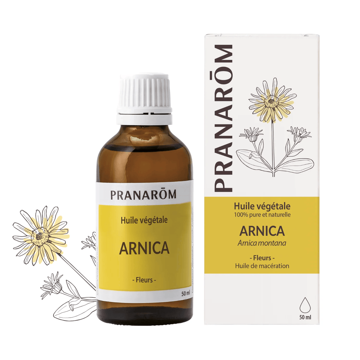 PRANAROM Soins & Beauté Huile végétale arnica 50ml