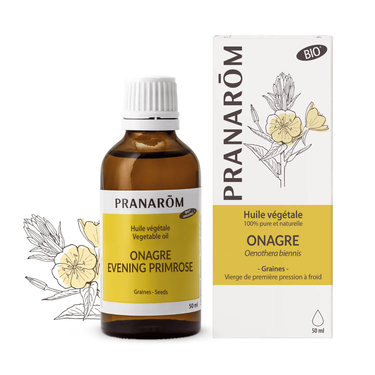 PRANAROM Soins & Beauté Huile végétale onagre 50ml