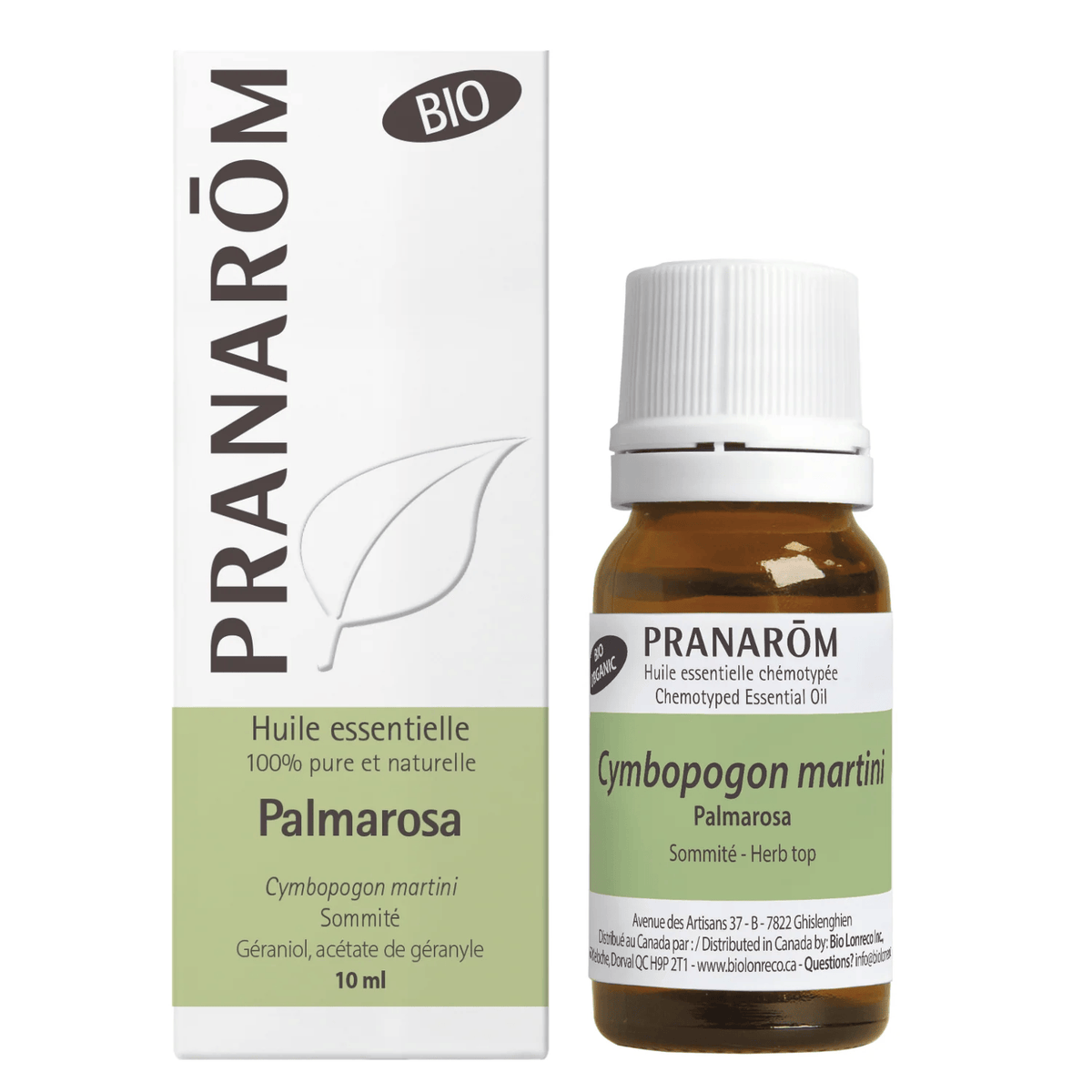 PRANAROM Suppléments Huile essentielle bio - Palmarosa 10ml
