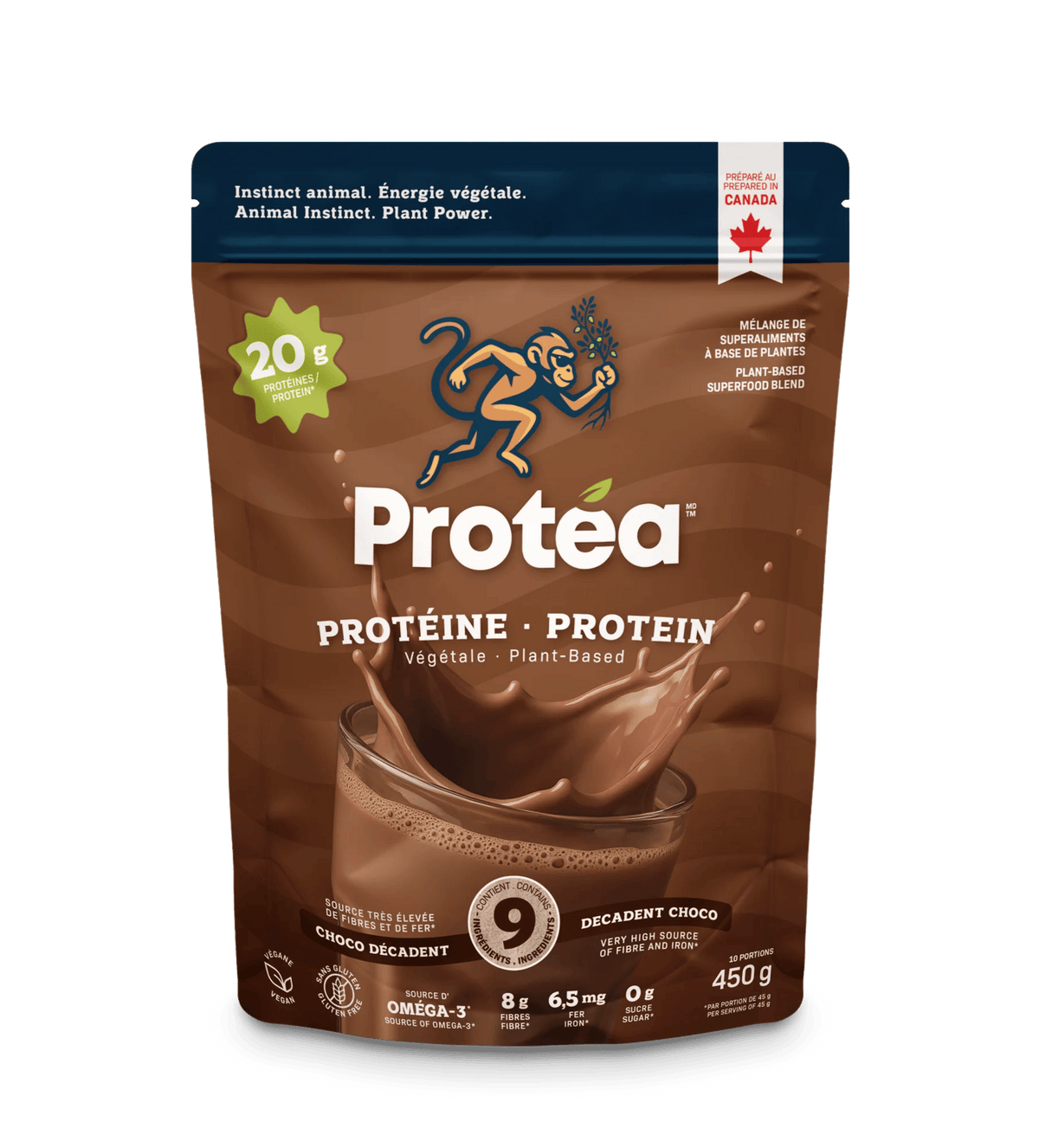 PROTÉA Suppléments Protéines (chocolat décadent) 450g