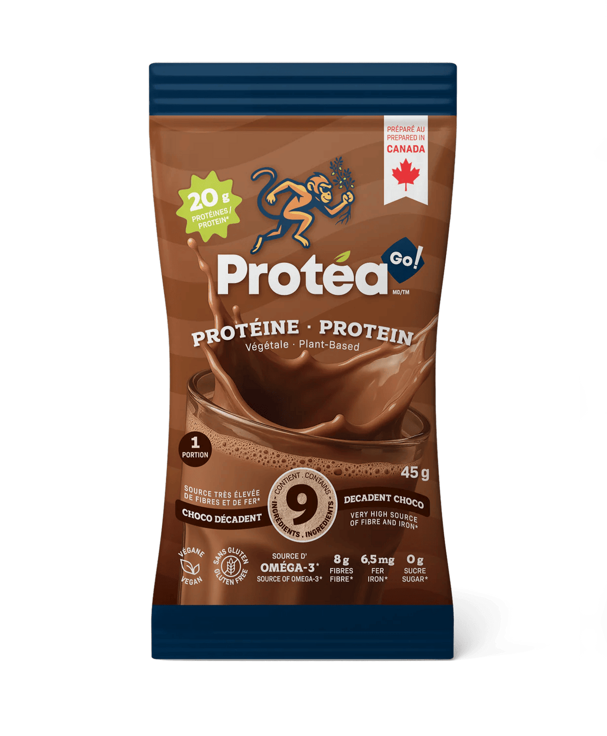 PROTÉA Suppléments Protéines (chocolat décadent) 45g