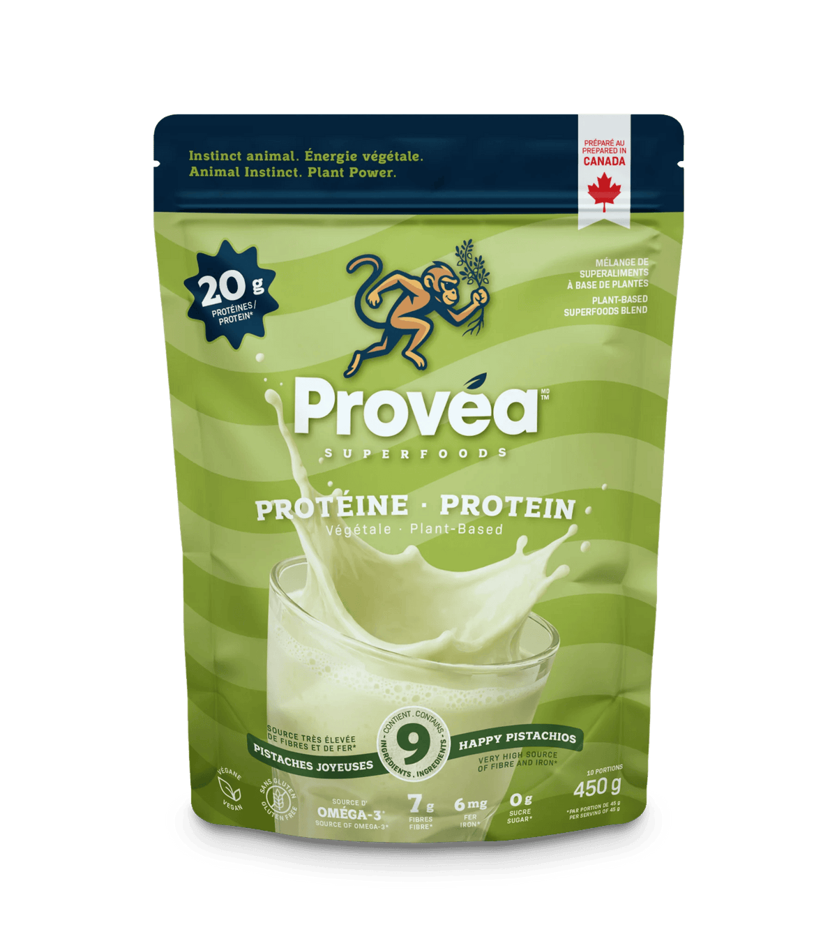 PROTÉA Suppléments Protéines (pistache) 450g