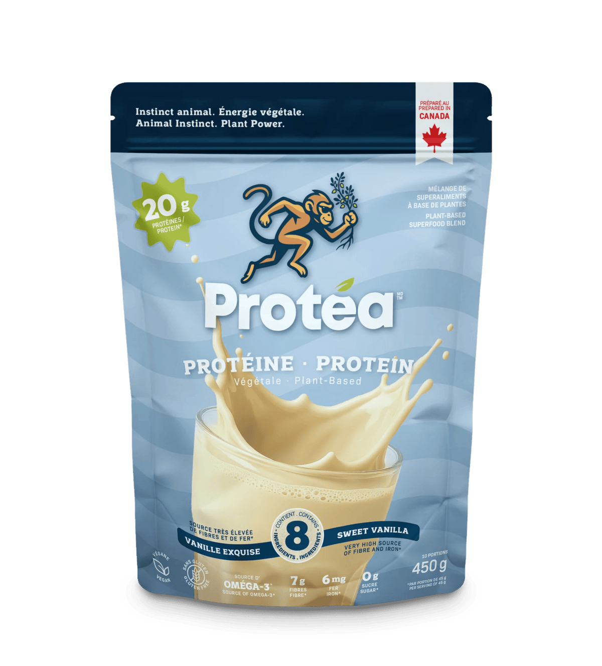 PROTÉA Suppléments Protéines (vanille exquise) 450g