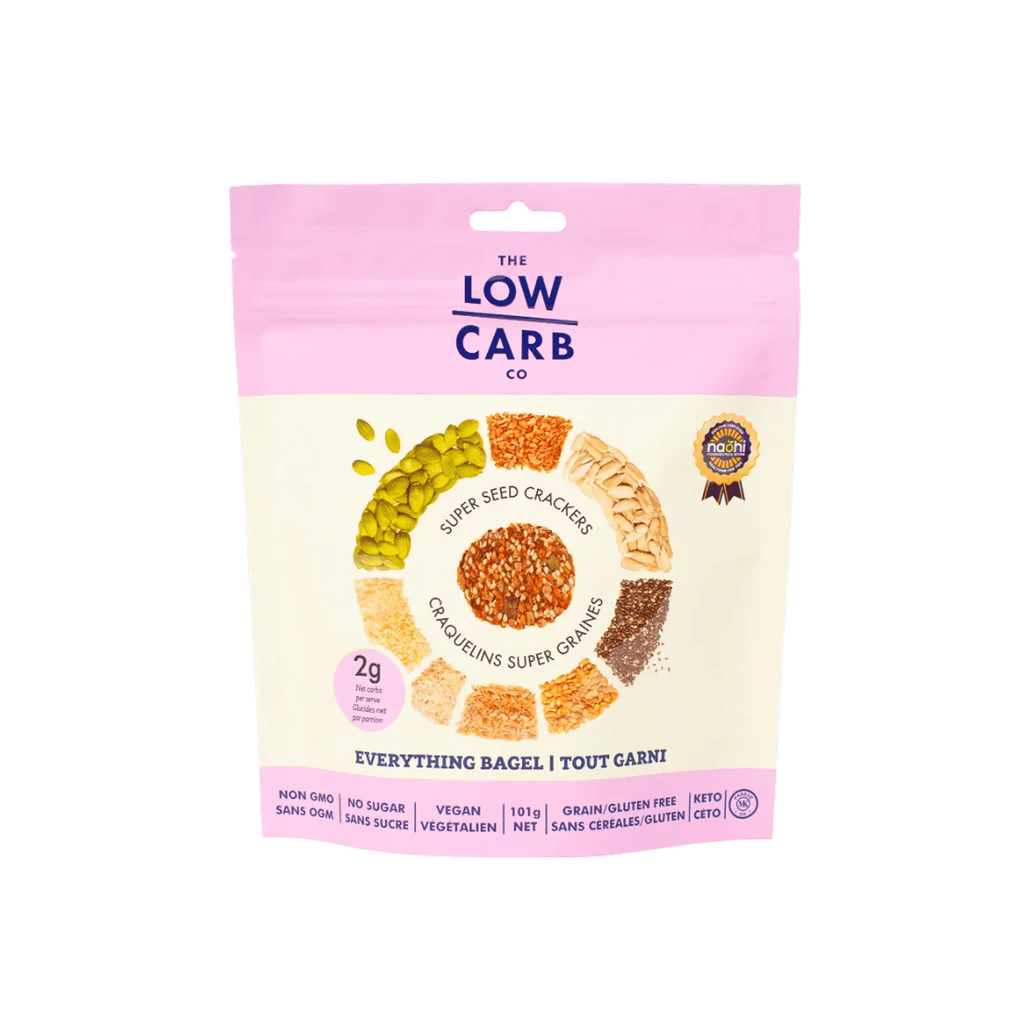 THE LOW CARB Épicerie Craquelins super graines tout garni 101g