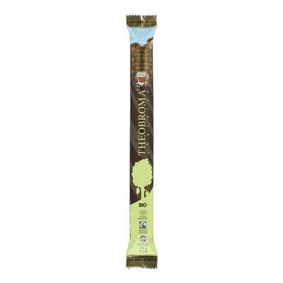 THEOBROMA Épicerie Barre de chocolat au café moka et quinoa croustillant bio 31g