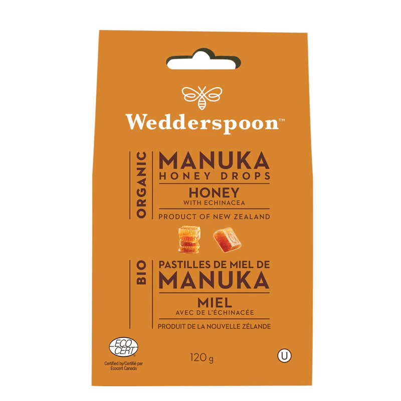 WEDDERSPOON Suppléments Pastilles miel manuka avec échinacée 120g